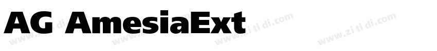 AG AmesiaExt字体转换